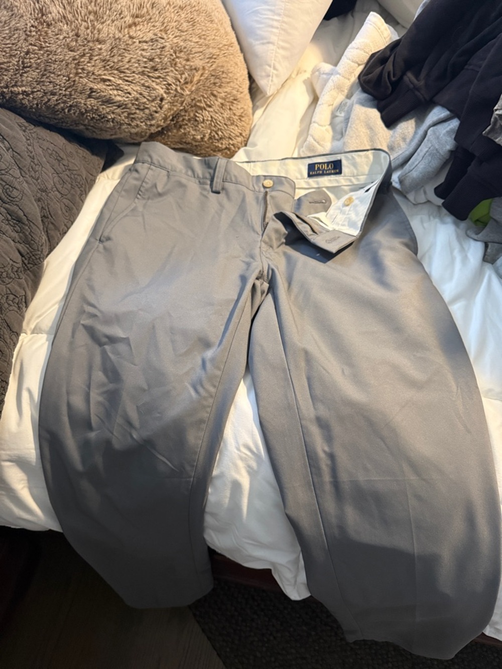 Polo by Ralph Lauren Men’s Light Gray Chino Pants
